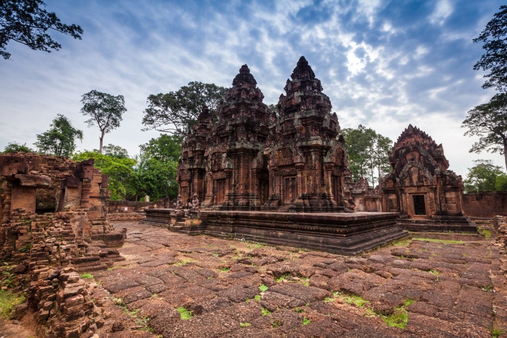 Banteay Srei The Pink Temple in Siem Reap Cambodia