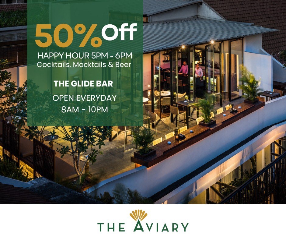 Happy Hour at The Glide Bar The Aviary Hotel